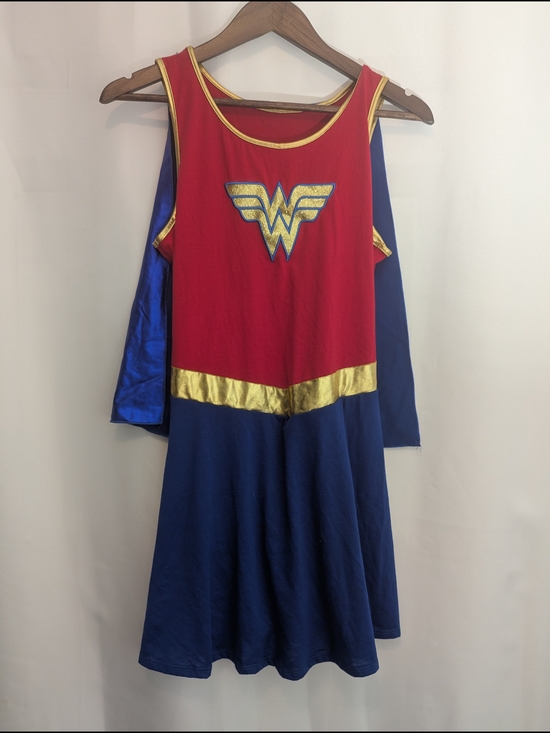 DC Comics Other - DC Comics Wonder Woman Costume Dress Detachable Blue Cape Superhero Cosplay L